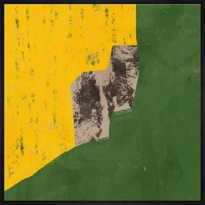 Yellow and Green - Picture Frame Painting Print on Canvas JBass Grand Gallery Collection