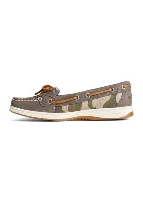 Sperry Women's Angelfish Camo Boat Shoes - Dark Grey - 7.5M