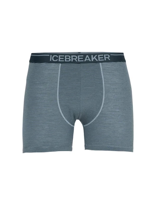 Icebreaker Anatomica Boxers - Men's Gravel - L