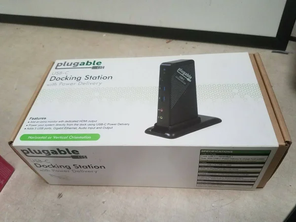 Plugable USB-C Docking Station with Power Delivery, Charging