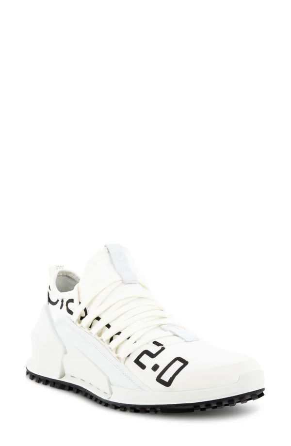 Ecco Women's Biom 2.0 Low Tex Sneakers - Bright White/White
