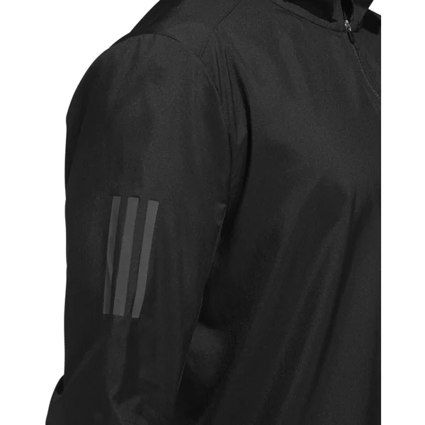 adidas Men's Water-Repellent Running Jacket - Black