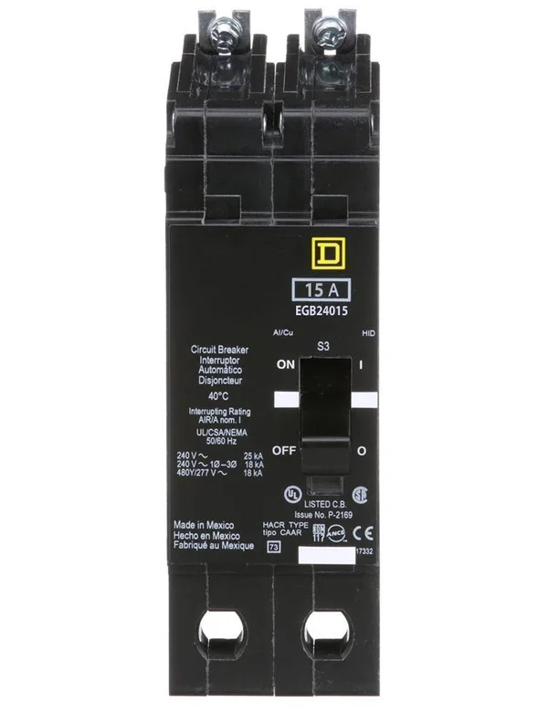 Square D EGB24015 Miniature Circuit Breaker