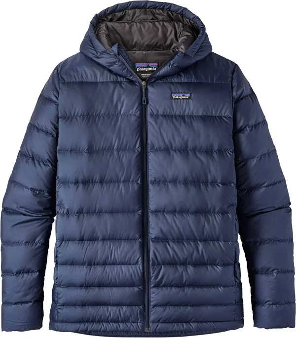 Patagonia Hi-Loft Down Hoody - Men's Navy Blue, XXL