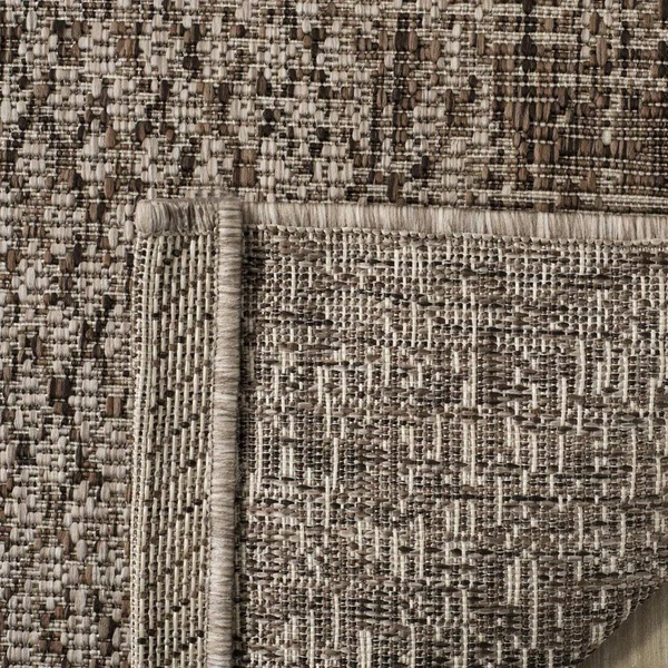 Safavieh Courtyard CY8736-36312 6&7x22 x 6&7x22 Round Light Beige - Light Brown Area Rug