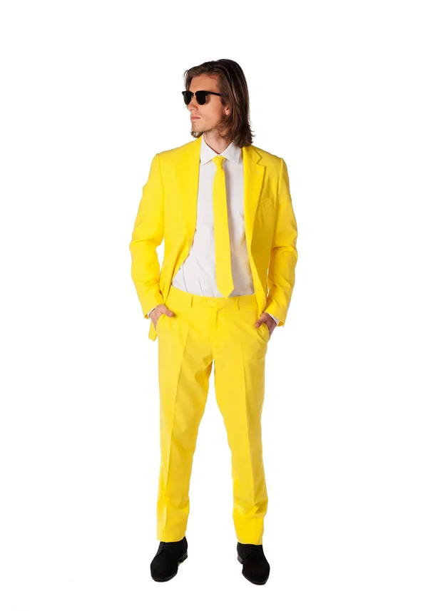 Opposuits Men's Yellow Fellow Suit