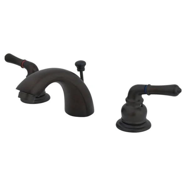 Kingston Brass KB959 Magellan 4x22-8x22 Mini Widespread Lavatory Faucet - Satin Nickel