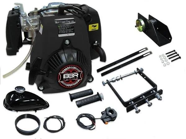 BBR Tuning 49cc 5G 4 Stroke GAS Bike Motorized Bicycle Friction Drive Engine Kit