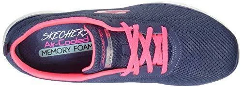 Skechers Women's Flex Appeal 3.0 First Insight Sneaker, Slate/Pink