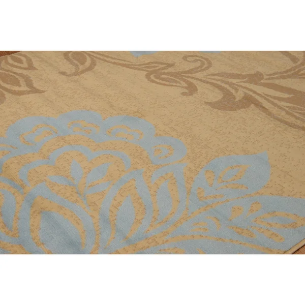 United Weavers Dallas Trouseau 7&10x22 x 10&6x22 Blue (851-10860) Area Rug