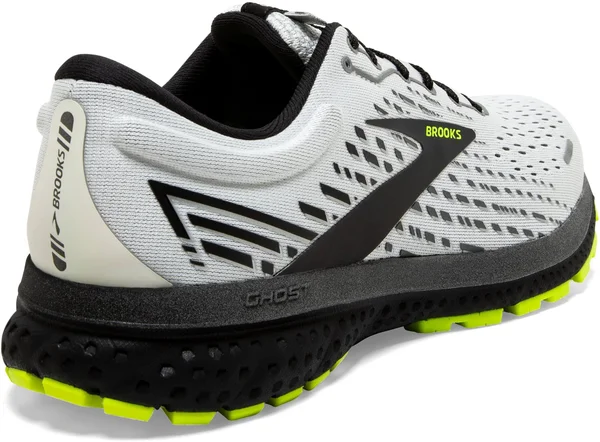 Men's Brooks Ghost 13 (White/Black) 10