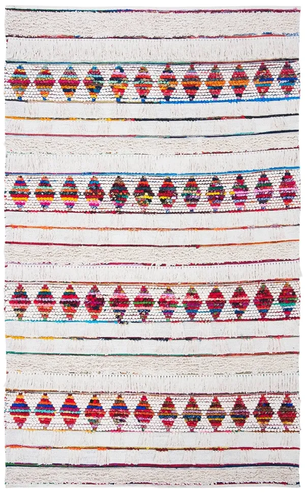 Safavieh Natura Rug Collection NAT657A - Ivory, Red - 6& x 9&