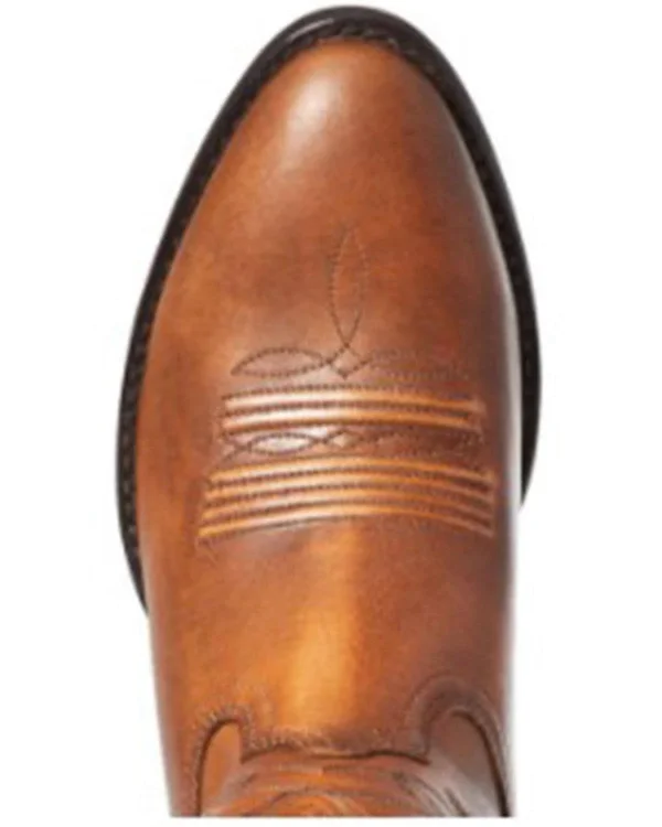 Ariat Women's Heritage Copper Brown R-Toe Western Boots