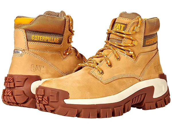 Caterpillar Men's Invader Hi Steel Toe Work Boot Honey Reset, Size 11.5M