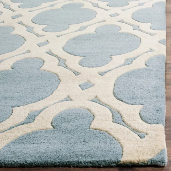 Safavieh 2&-3x22 x 7& Chatham CHT762C Dark Blue - Ivory Rug