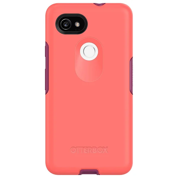 OtterBox Symmetry Hybrid Hard Case Cover for Google Pixel 2 XL - Pink/Purple