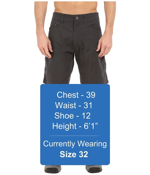 Kuhl Men's Konfidant Air Shorts Size 38" Waist 10" Inseam