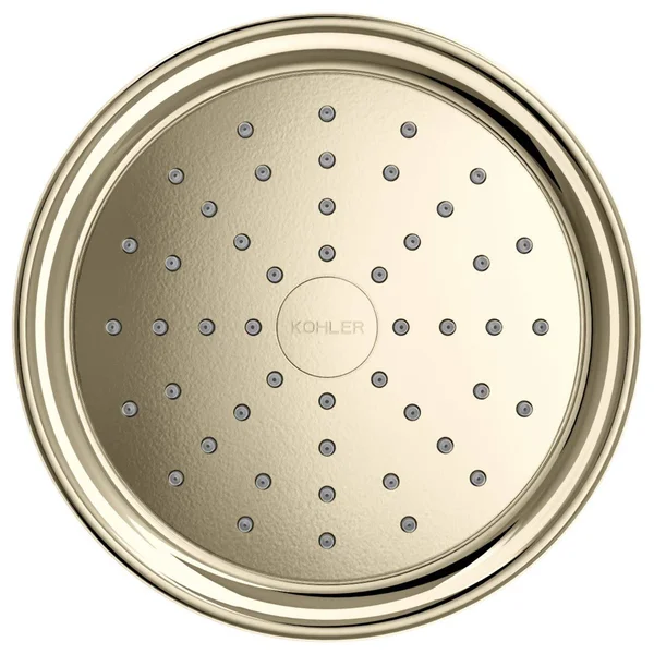 Kohler K-45410-G Margaux 1.75 GPM Single Function Shower Head with - Vibrant French Gold