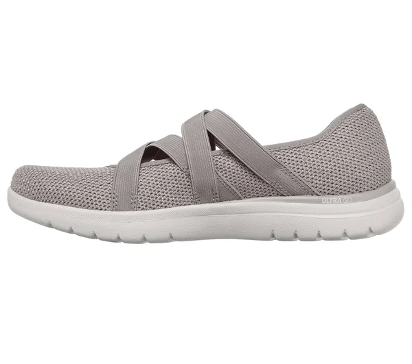 Skechers Women's On-The-Go Flex - Renewed Mary Janes - Taupe, 9.0