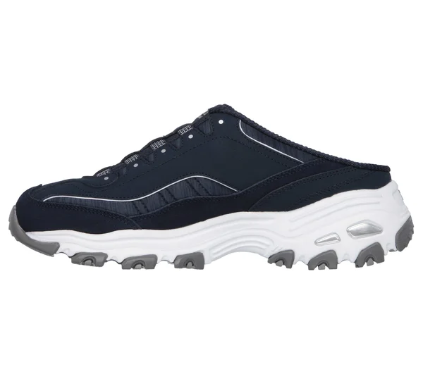 Skechers Women's D&Lites Resilient Sneaker Clog Navy-White 7