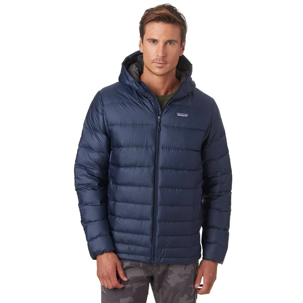 Patagonia Hi-Loft Down Hoody - Men's Navy Blue, XXL