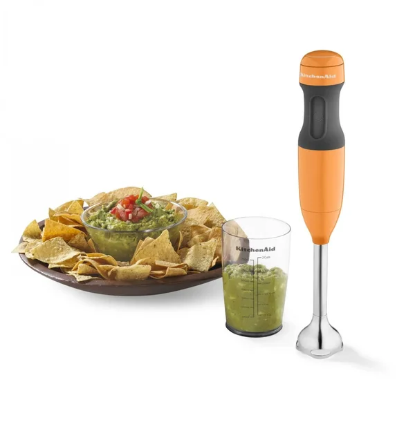 KitchenAid KHB1231 2-Speed Hand Blender, Tangerine
