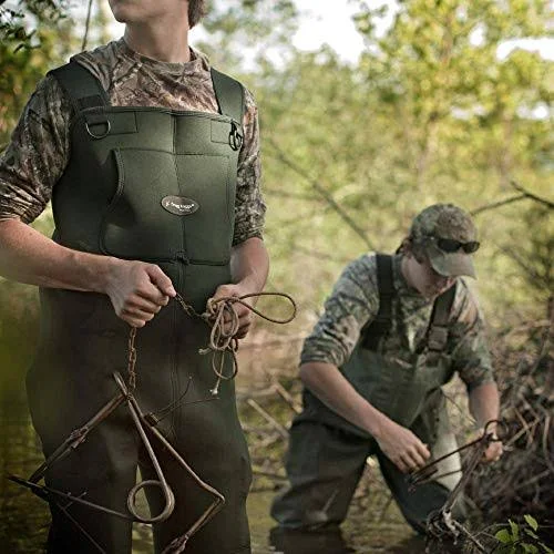 Frogg Toggs Amphib Neoprene Chest Wader, Size: 8, Green