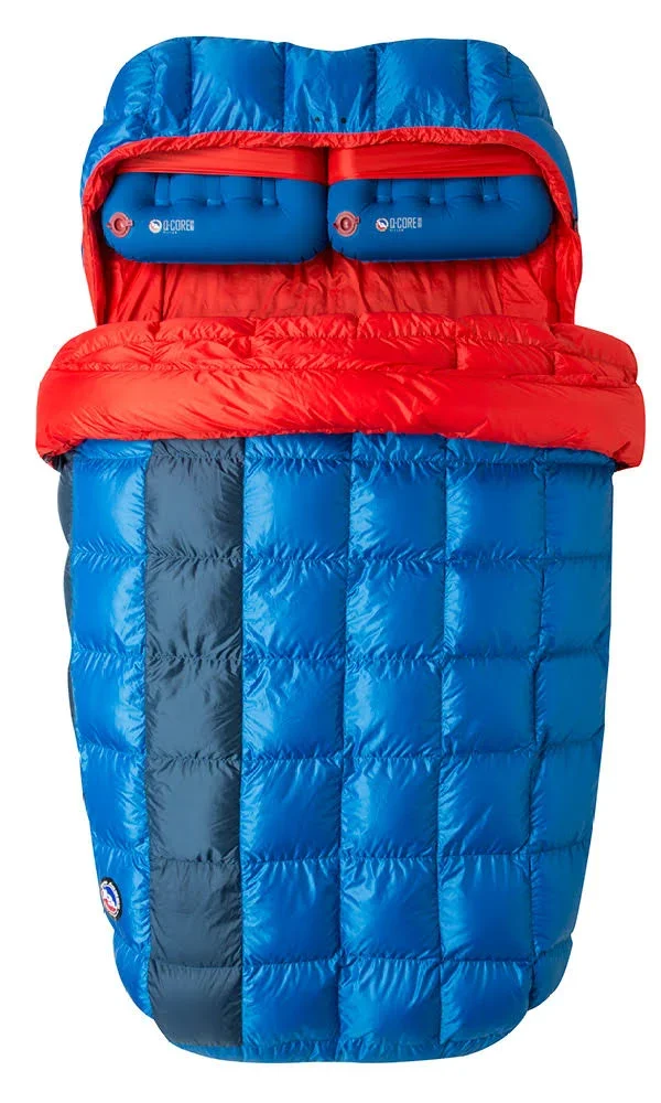 Big Agnes Sentinel 30 Double Sleeping Bag Blue/Red Double