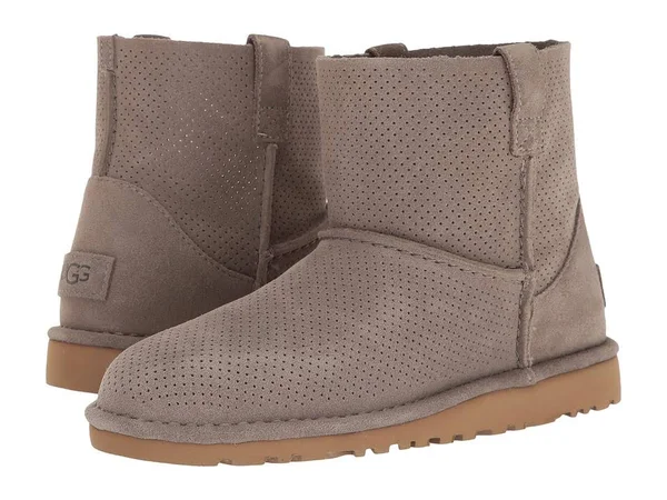 Ugg Women's Classic Unlined Mini Perf Boot Mole 5