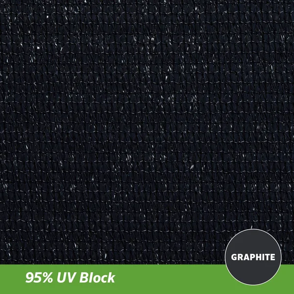 Coolaroo Premium Shade Sail Kit, (16&5x22 Triangle), Graphite