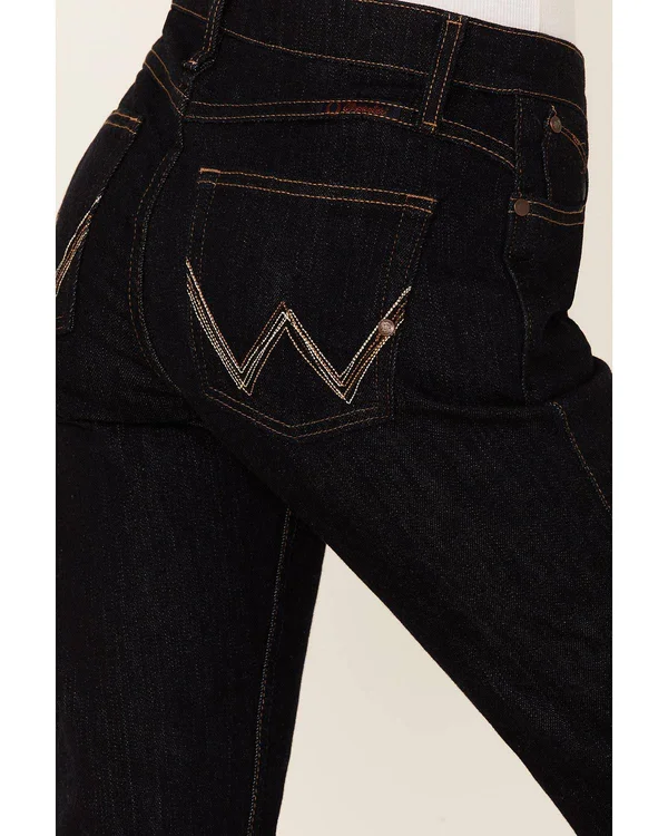 Wrangler Women's Dark Dynasty Ultimate Riding Q-Baby Jeans