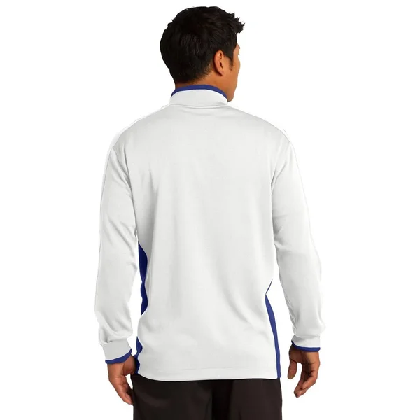 Nike Dri-Fit 1/2-Zip Cover-Up. 578673 (White/Deep Royal/Volt) L