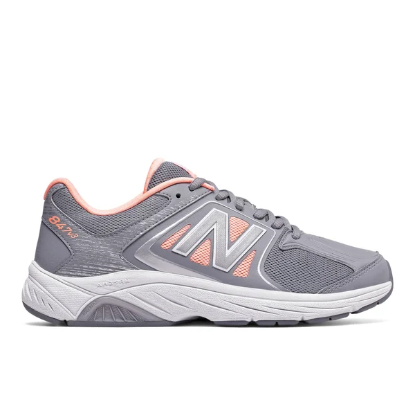 New Balance Women's 847v3 Walking Shoe Grey/Pink