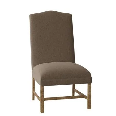 Baxley Upholstered Dining Chair Fairfield Chair Body Fabric: 8789 Bark - Leg Color: Rustic Portobello
