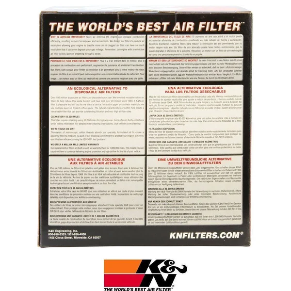 Ku0026N HA-1507 Air Filter