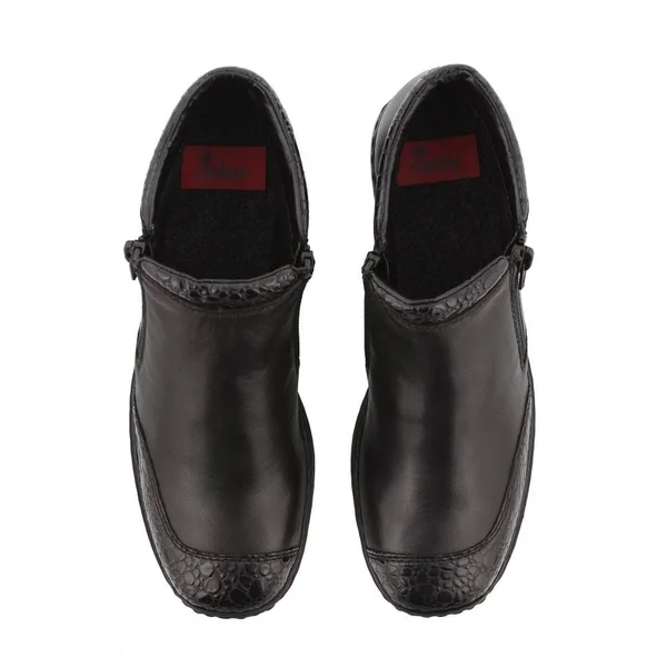 Rieker L3862-45 Ladies Zip Ankle Boots Granite/Black: EU 38