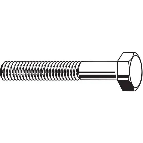 Fabory U55000.100.0600 1 inch-8 316 Hex Head Cap Screw - Stainless Steel, Pk 5