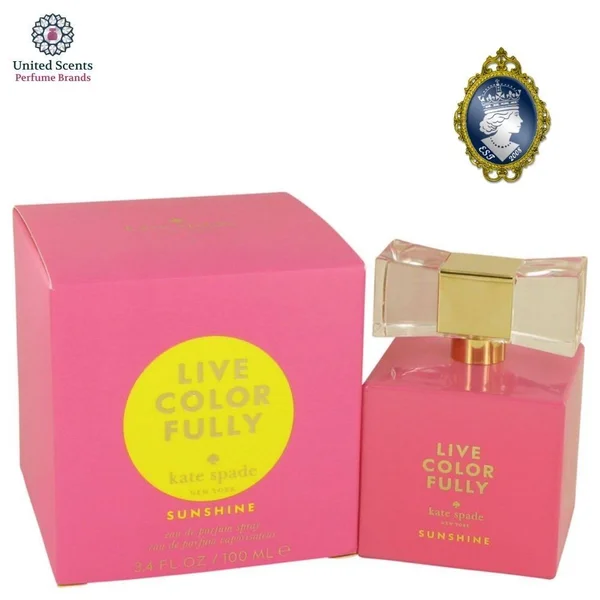 Live Colorfully Sunshine by Kate Spade, Eau De Parfum Spray (Women) 3.4 oz