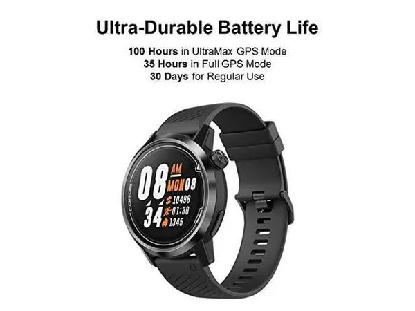 Coros Apex Premium Multisport GPS Watch - 46 mm - Black/Grey