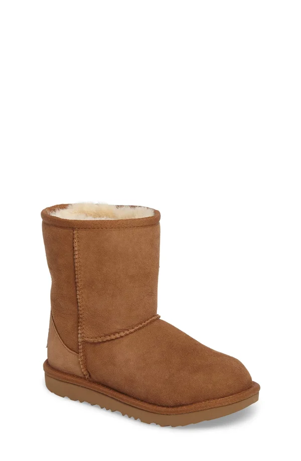 UGG Kids& Classic II Winter Boots, Chestnut, 1