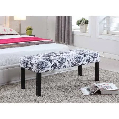 Winston Porter Courson Upholstered Bench, Gray