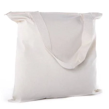 Canvas Tote Bag - Creativity Bag Kid Tested & Approved - Bulk Deal - Mato & Hash - Size: 50-Pack, Beige