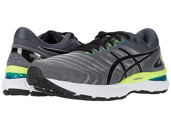 Asics Men's GEL-Nimbus 22 Piedmont Grey-Black, 14