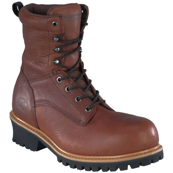 Florsheim Work Men's FE860 - Size: 9, Brown