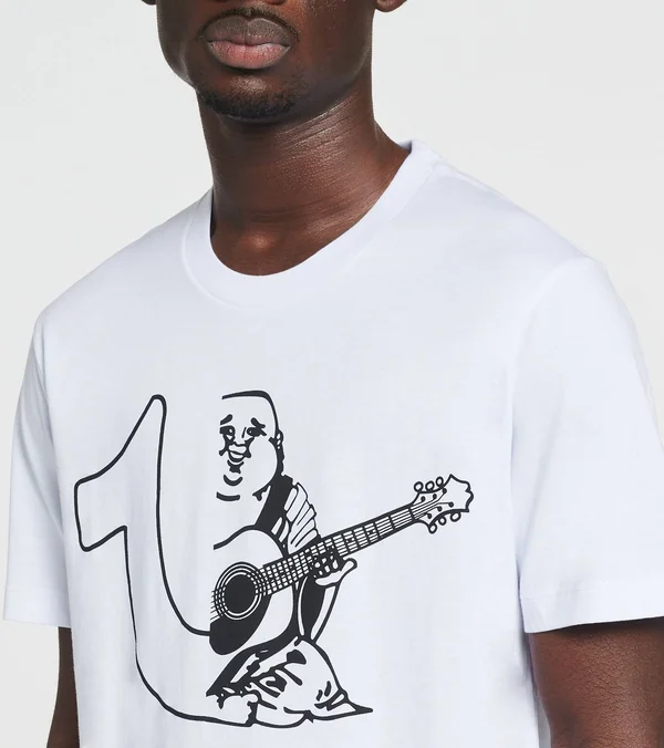Men's Split Logo Tee - Optic White, Size x Large, True Religion