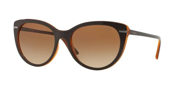 Vogue 2941 sunglasses color 227913 brown gradient/brown/orange transp