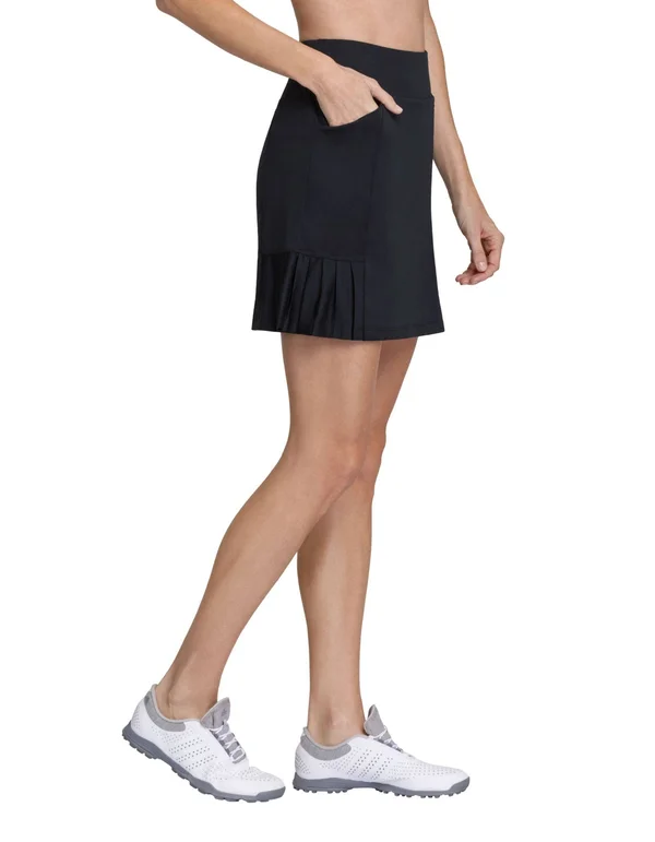 Tail Women's Pleated 18&& Golf Skort, Large, Black