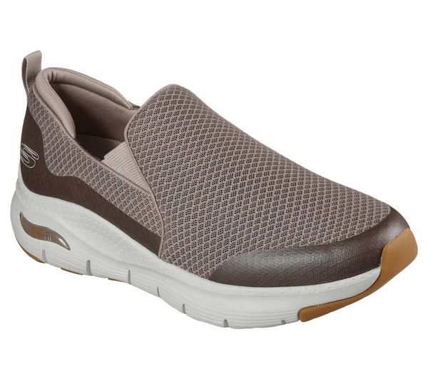 Skechers Men's Arch Fit - Banlin Sneakers, Taupe, 7.5