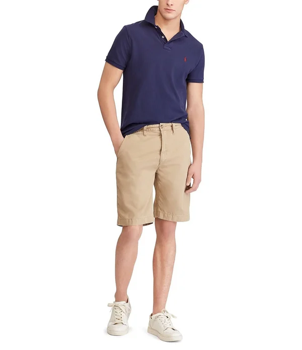 Polo Ralph Lauren Men's 10 inch Relaxed Fit Chino Shorts - Grey - 30
