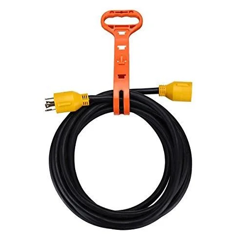 Miady 40ft 30 Amp Generator Cord - 10 Gauge Heavy Duty L14-30 Generator Power Cord Up to 7, 500w with Cord Organizer